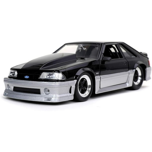 Toys for Kids and Adults Jada Toys Bigtime Muscle 1:24 1989 Ford Mustang GT Die-cast Car White 